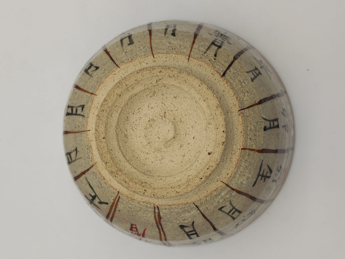 Kiyomizuyaki Chawan "Blumenkalender"