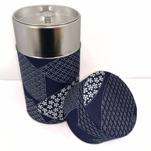 Teedose Aprikoseblüte Blau