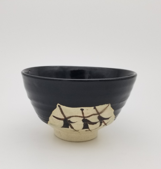 Kuro-Oribe Chawan