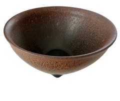 Vintage Chawan Tenmoku Hasenfell Glasur