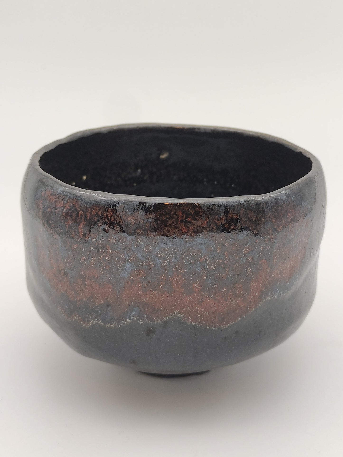 Vintage Raku Chawan Farbverlauf