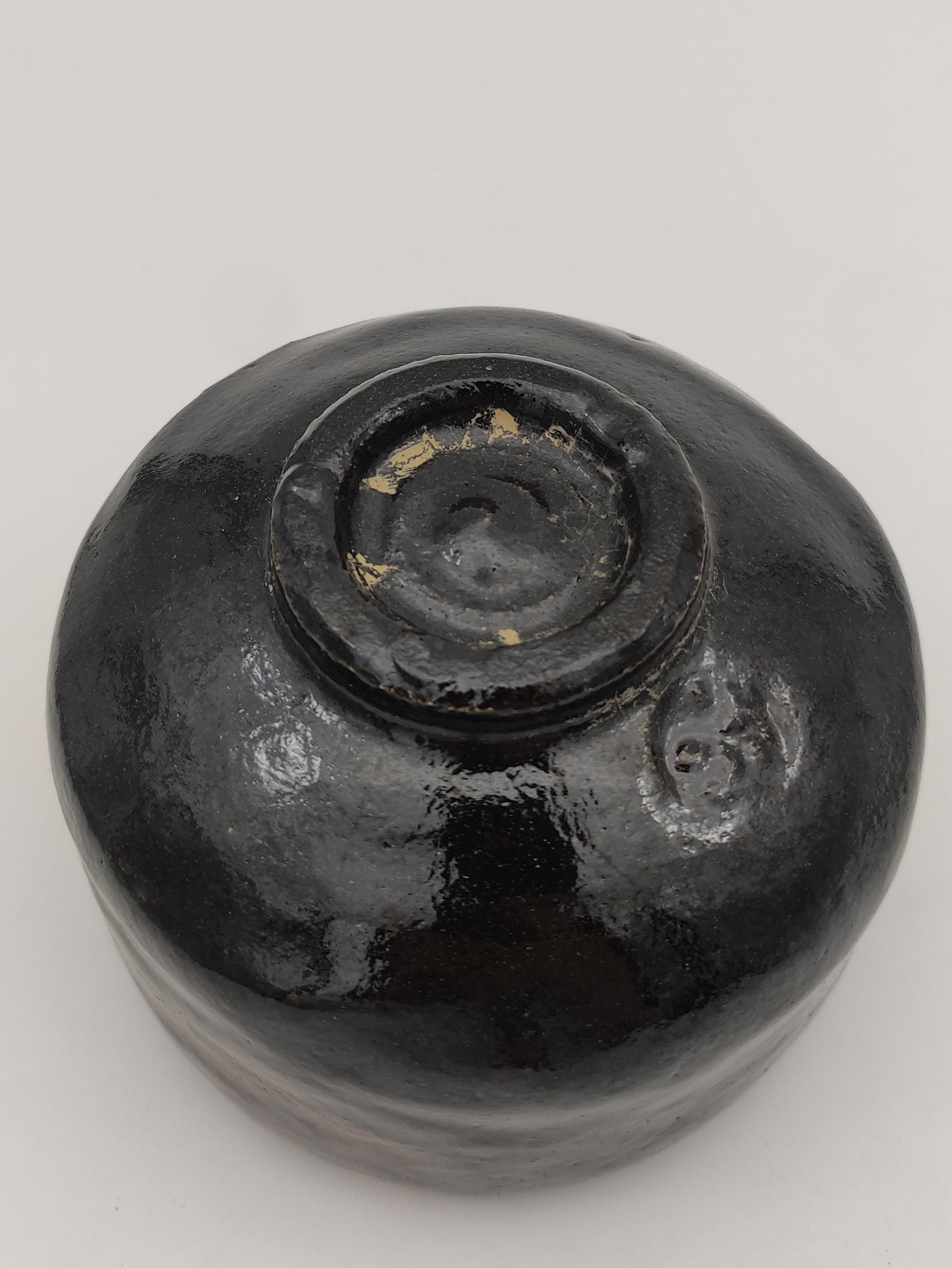 Vintage Raku Chawan Farbverlauf